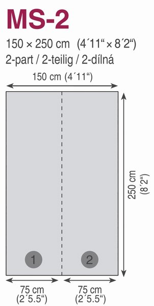 DIMEX | Vliesové fototapety na stenu Abstrakt modrá maľba MS-2-0357 | 150 x 250 cm | modrá