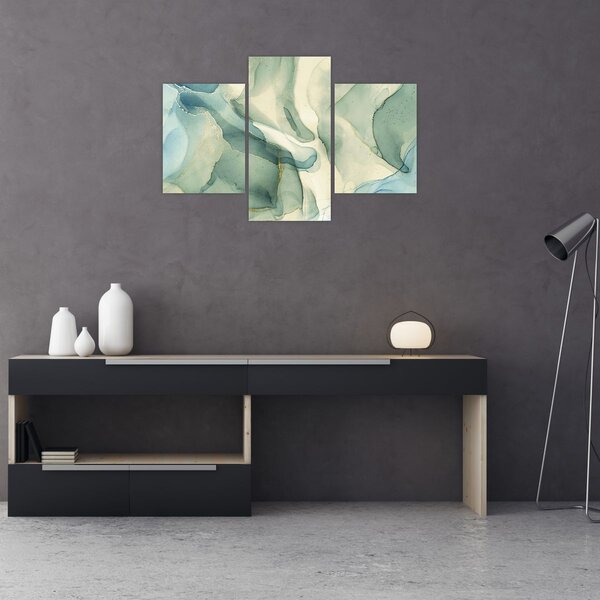 Obraz - Atramentová abstrakcia 3 (90x60 cm)