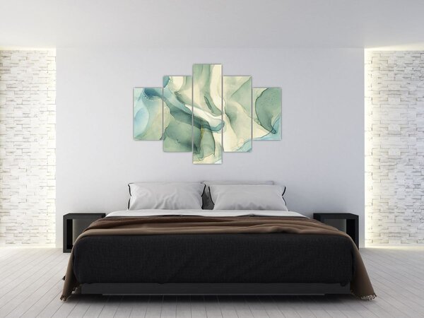 Obraz - Atramentová abstrakcia 3 (150x105 cm)
