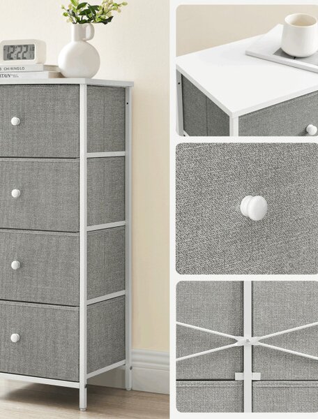 Komoda sivá AUK-E1031 GREY
