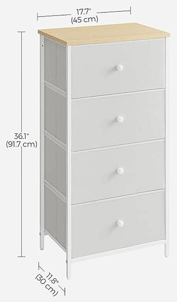 Komoda biela AUK-E1031 WT