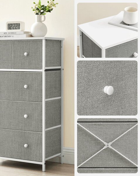 Komoda sivá AUK-E1051 GREY