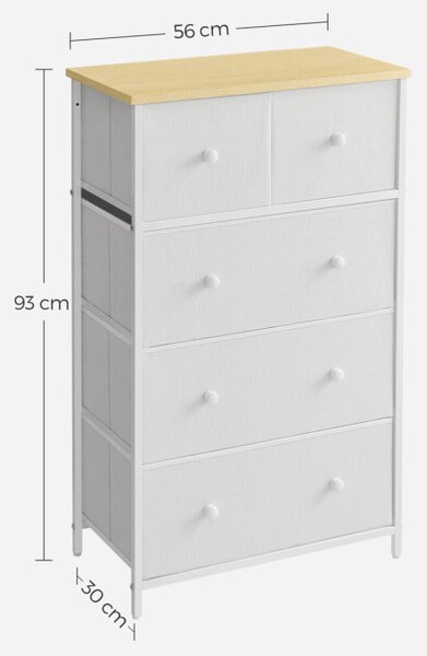 Komoda biela AUK-E1051 WT