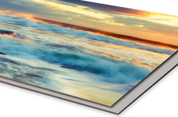 DIMEX | Dibond doska za kuchynskú linku | DBW-08040-109 Západ slnka| 80 x 40 cm