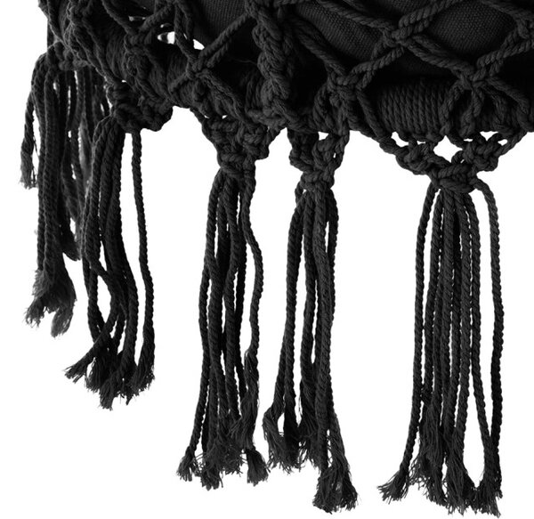 Závesné kreslo BOHO 490129A čierne