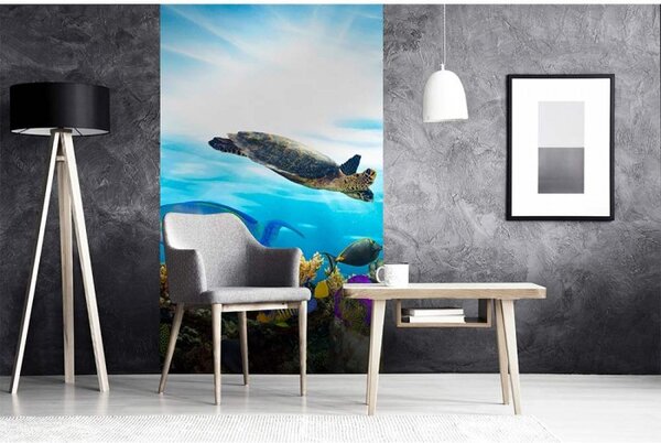 DIMEX | Vliesové fototapety na stenu Ryby v oceáne MS-2-0216 | 150 x 250 cm | modrá, viacfarebná