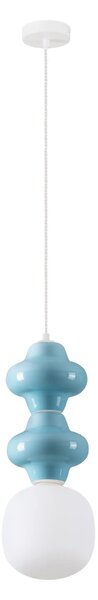 LED modro-biely moderný luster Clio 2