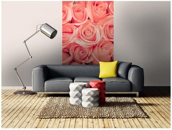 DIMEX | Vliesové fototapety na stenu Ruže MS-2-0133 | 150 x 250 cm | ružová