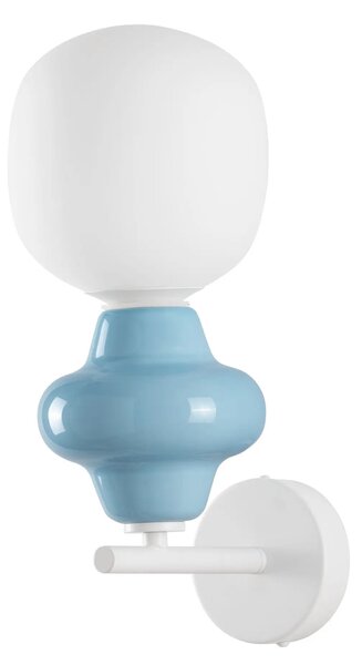 LED modré nástenné svietidlo Clio – Modrá