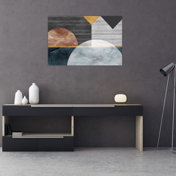 Obraz - Tvary a textúry (90x60 cm)