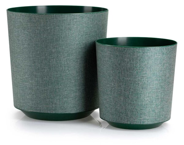PLASTOVÝ KVETINÁČ ALOE TX 19,5X20 CM TMAVOZELENÁ