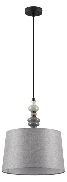 LED sivý moderný luster Damo 34 – Sivá