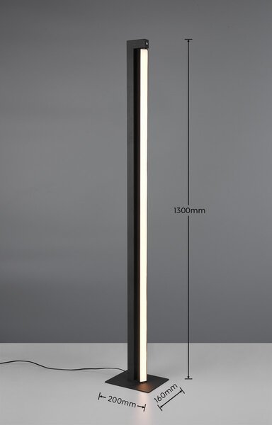 Trio T448810132 LED stojacia lampa SEEKER | 21W integrovaný LED zdroj | 2350lm | 2300+3000+4000K