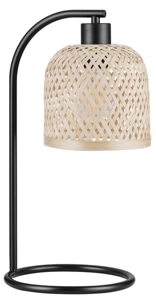 LED prírodno-čierna stolná lampa Intra
