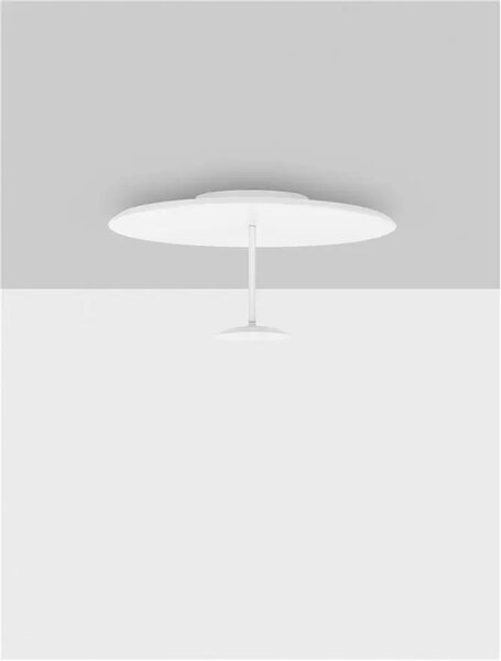 LED stmievateľné biele dizajnové stropné svietidlo Nima 60 – Biela