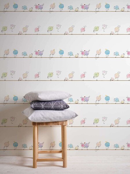 A.S. Création | Vliesová tapeta na stenu Little Love 38137-1 | 0,53 x 10,05 m | viacfarebná
