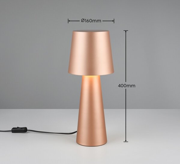 Trio T562900165 stolná lampička NUBIAN E27