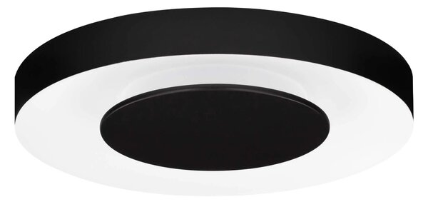 LED stmievateľné čierno-biele dizajnové stropné svietidlo Pada 40 – Čierna