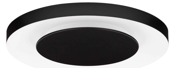 LED stmievateľné čierno-biele moderné stropné svietidlo Pada 60 – Čierna