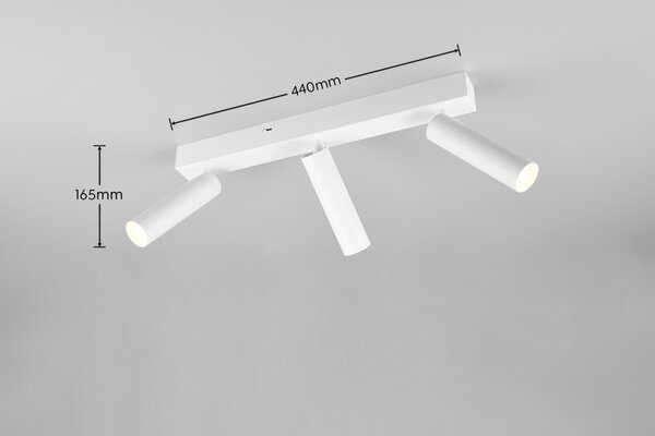 Trio T849210331 LED bodové stropné svietidlo AMBALA integrovaný LED zdroj | 3x500lm | 2300+3000+4000K