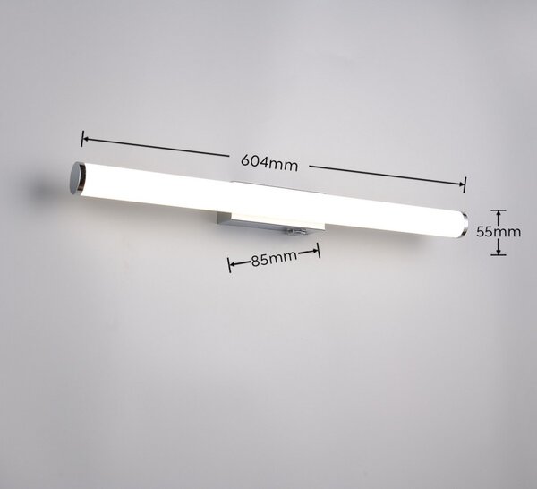 Trio T283274206 LED nástenné svietidlo nad zrkadlo MATTIMO | 7W integrovaný LED zdroj | 750lm | 4000K