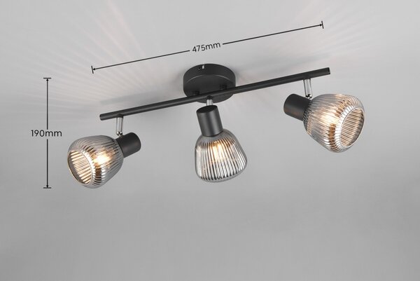Trio T862800332 bodové stropné svietidlo TARIFA E14