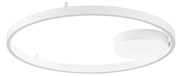 LED stmievateľné biele dizajnové stropné svietidlo Hedra 60 – Biela