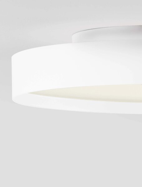 LED stmievateľné biele moderné stropné svietidlo Roi 40 – Biela