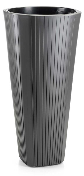 PLASTOVÝ KVETINÁČ MORA 39X81 CM ANTRACITOVÁ