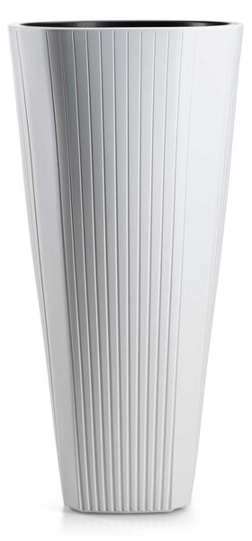 PLASTOVÝ KVETINÁČ MORA 39X81 CM BIELA