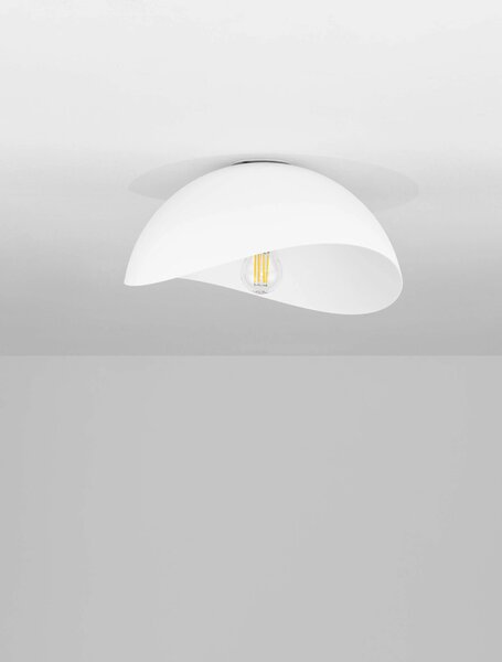 LED biele moderné stropné svietidlo Opsi 30 – Biela