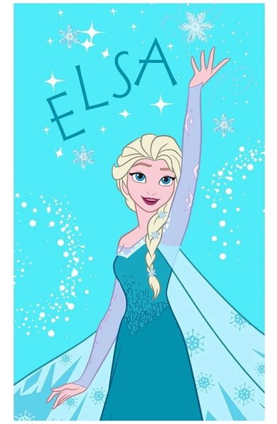 Detský uterák Ľadové kráľovstvo - Frozen - motív princezná Elsa - 100% bavlna - 30 x 50 cm