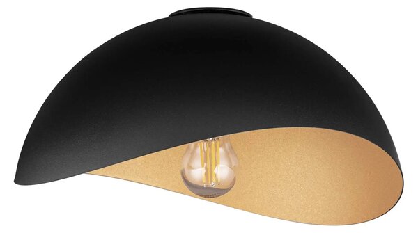 LED čierno-zlaté dizajnové stropné svietidlo Opsi 30 – 30 x 10 x 4,2 cm