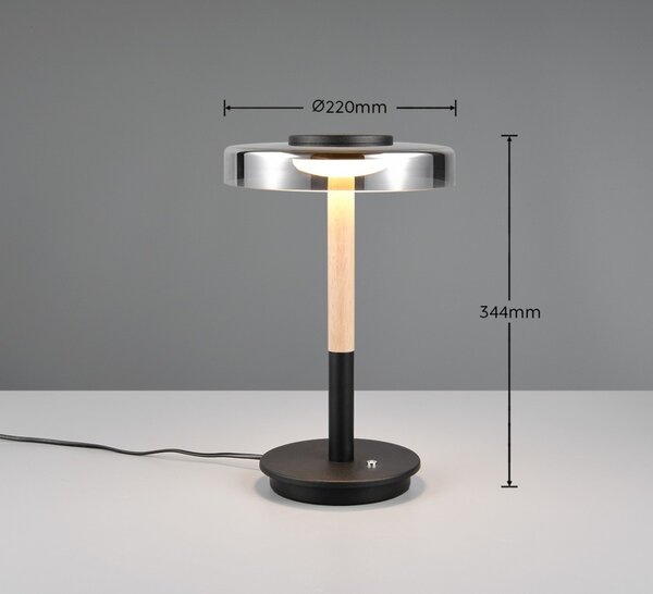 Trio T554910132 LED stolná lampička CELESTE | 10W integrovaný LED zdroj | 1050lm | 3000K