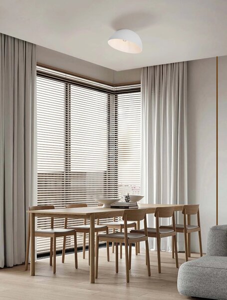 LED biele dizajnové stropné svietidlo Onia 50 – Biela