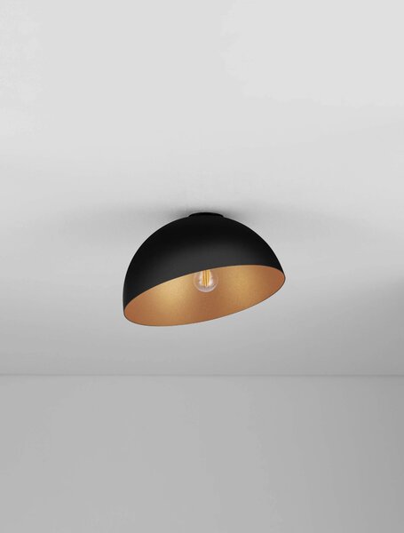 LED čierno-zlaté moderné stropné svietidlo Onia 29 – 29 x 143 cm