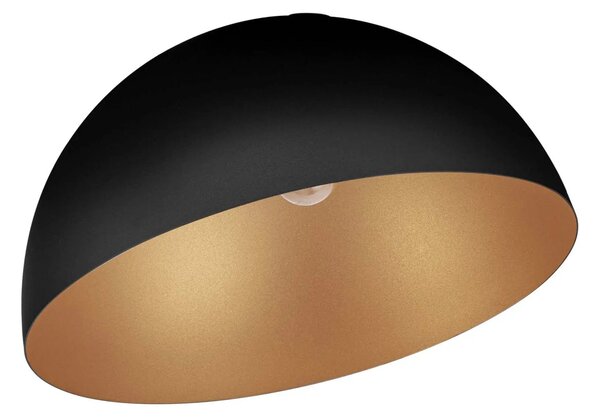 LED čierno-zlaté dizajnové stropné svietidlo Onia 50 – 50 x 12 cm