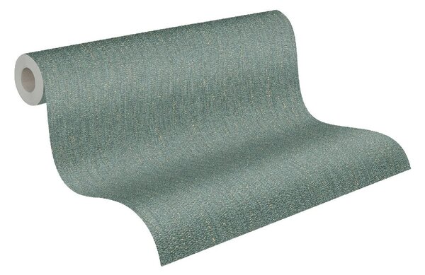 A.S. Création | Vliesová tapeta na stenu Attractive 2 39026-6 | 0,53 x 10,05 m | zelená, metalická