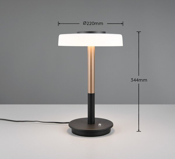 Trio T554910165 LED stolná lampička CELESTE | 10W integrovaný LED zdroj | 1050lm | 3000K