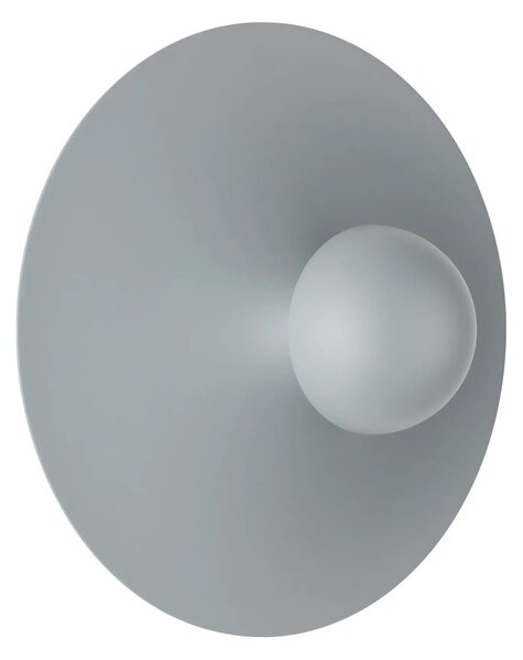 LED bluish šedé nástenné svietidlo Edem – Sivá