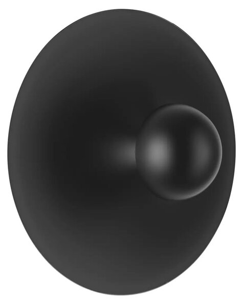 LED čierne nástenné svietidlo Edem – Čierna