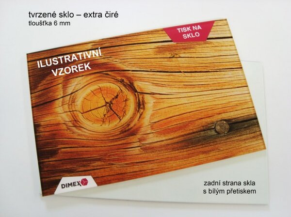 DIMEX | Sklenená stena za kuchynskú linku | vlastný rozmer | Fotosklo Relax v lese