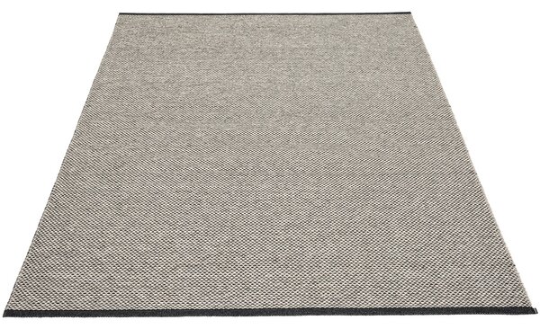 Pappelina Koberec EFFI Black/Warm Grey/Vanilla – čierny, veľkosť koberca 230 x 320 cm