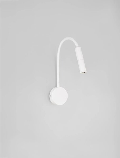LED biele nástenné svietidlo Sonica – Biela