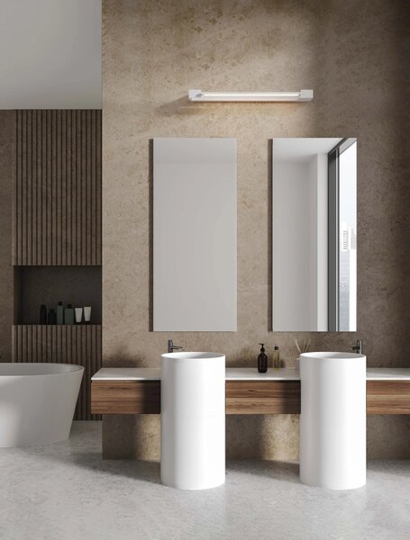 LED biele svietidlo na stenu Arga 60 – Biela