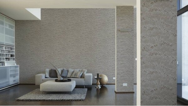 A.S. Création | Vliesová tapeta na stenu Absolutly Chic 36972-1 | 0,53 x 10,05 m | šedá, metalická