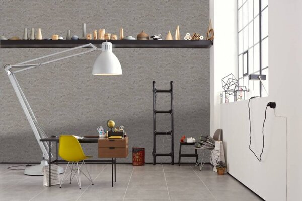 A.S. Création | Vliesová tapeta na stenu Absolutly Chic 36972-1 | 0,53 x 10,05 m | šedá, metalická