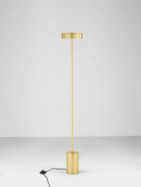 LED zlatá stojaca lampa Thea