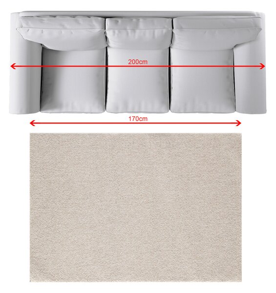 Koberec Solaro linen grey 120x170 cm