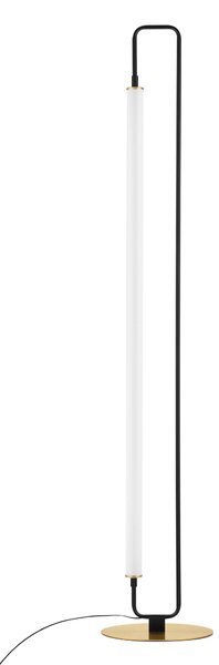 LED čierna stojaca lampa Wetro 28
